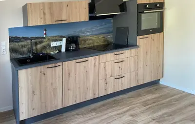 Küche/Küchenzeile in der Unterkunft Huus-Ritter in Balje