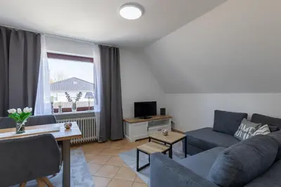 TV/Unterhaltungsangebot in der Unterkunft Anlage Leuchtfeuer, Wohnung 3