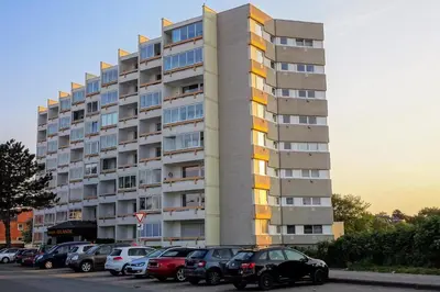 Das Gebäude in dem sich die Ferienwohnung befindet