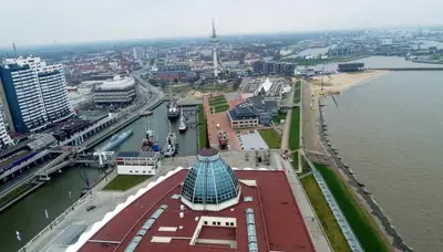 Ein allgemeiner Blick auf Dorum Neufeld oder ein Stadtblick von des Ferienhauses aus