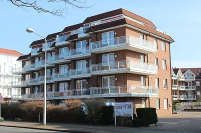 Das Gebäude in dem sich die Ferienwohnung befindet