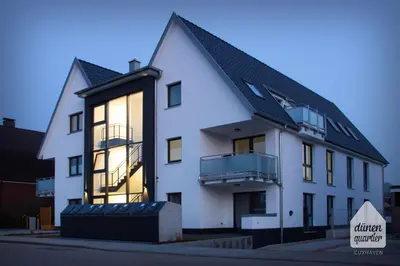 Das Gebäude in dem sich die Ferienwohnung befindet