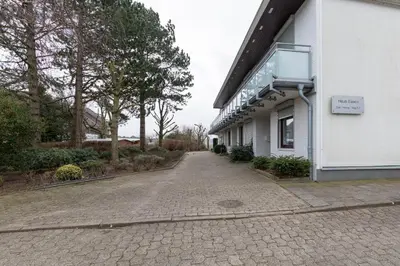 Das Gebäude in dem sich die Ferienwohnung befindet