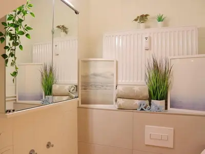 Ein Badezimmer in der Unterkunft Watt´n Ruh