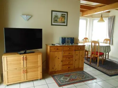 TV/Unterhaltungsangebot in der Unterkunft Seehund Comfortable holiday residence