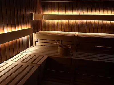 Grundriss der Unterkunft CuxHeaven - modernes Studio-Apartment direkt am Meer mit Pool, Sauna und Massage