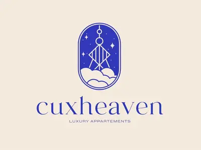 Ein Zertifikat, Auszeichnung, Logo oder anderes Dokument, das in der Unterkunft CuxHeaven - modernes Studio-Apartment direkt am Meer mit Pool, Sauna und Massage ausgestellt ist