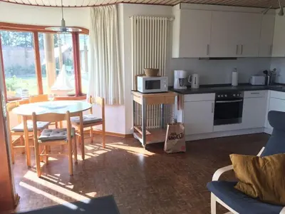Küche/Küchenzeile in der Unterkunft Buschsand Lee Comfortable holiday residence