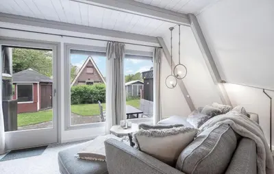 Ein Sitzbereich in der Unterkunft Stunning Home In Friedrichskoog