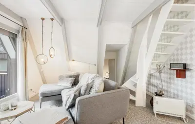 Ein Sitzbereich in der Unterkunft Stunning Home In Friedrichskoog