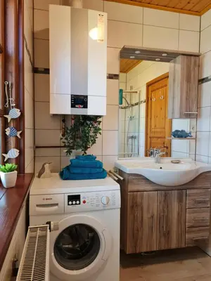 Küche/Küchenzeile in der Unterkunft Ferienhaus Weitblick