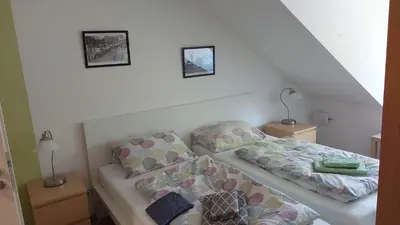 Ein Bett oder Betten in einem Zimmer der Unterkunft Zimmer Lummerland
