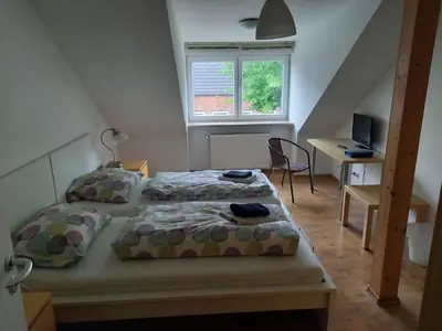 Ein Bett oder Betten in einem Zimmer der Unterkunft Zimmer Lummerland