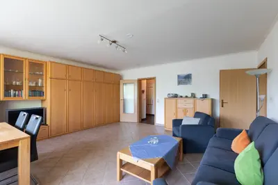 Ein Sitzbereich in der Unterkunft Haus Luv und Lee Wohnung 26