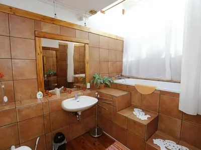 Ein Badezimmer in der Unterkunft Atelier 2, Ostewerft Comfortable holiday residence