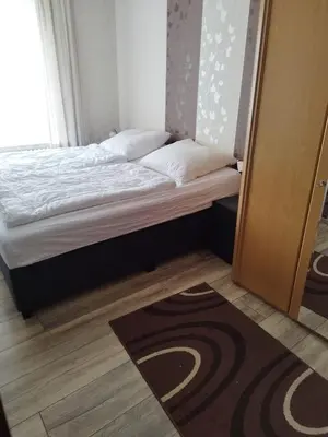 Ein Bett oder Betten in einem Zimmer der Unterkunft Nordsee-Oase