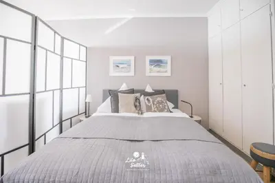 Ein Bett oder Betten in einem Zimmer der Unterkunft 