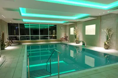 Der Swimmingpool an oder in der Nähe von Panorama Whg 101, 7 OG