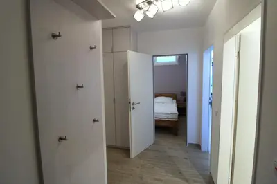 Ein Bett oder Betten in einem Zimmer der Unterkunft Panorama Whg 101, 7 OG