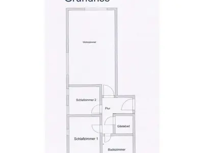 Grundriss der Unterkunft Holiday home for 4 people in Cuxhaven