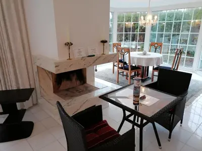 Ein Sitzbereich in der Unterkunft Kampweg 1 Wohnung Nr 3