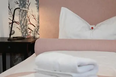 Ein Bett oder Betten in einem Zimmer der Unterkunft Westgatt