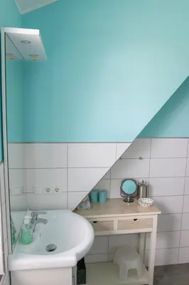 Ein Badezimmer in der Unterkunft Seeluft