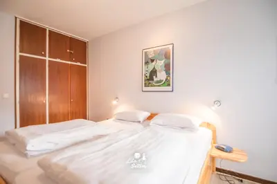 Ein Bett oder Betten in einem Zimmer der Unterkunft 