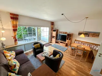 TV/Unterhaltungsangebot in der Unterkunft Ferienhaus Blinkfüür Duhnen