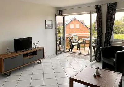TV/Unterhaltungsangebot in der Unterkunft Ferienwohnung Deichbrise