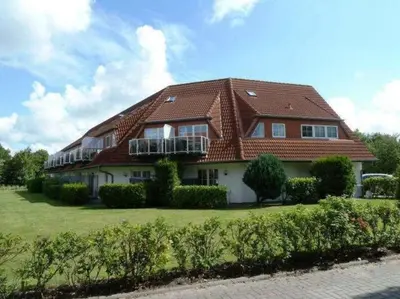 Das Gebäude in dem sich die Ferienwohnung befindet