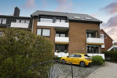 Das Gebäude in dem sich die Ferienwohnung befindet
