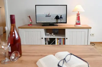 TV/Unterhaltungsangebot in der Unterkunft Ankerherz