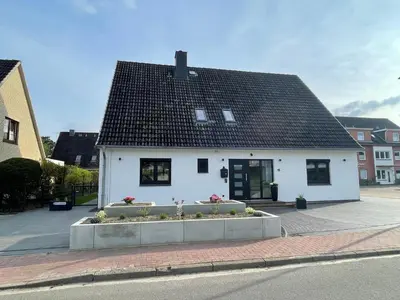 Das Gebäude in dem sich die Ferienwohnung befindet