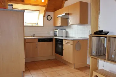 Küche/Küchenzeile in der Unterkunft Ferienhaus Carolin am Nordseedeich