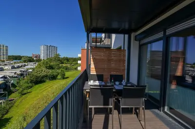 Ein Balkon oder eine Terrasse in der Unterkunft Haus Seaside 53 SEA4