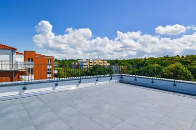 Ein Balkon oder eine Terrasse in der Unterkunft Haus Seaside 53 SEA4