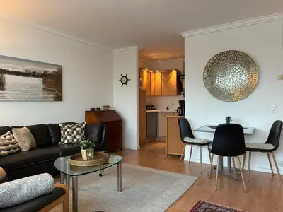 Küche/Küchenzeile in der Unterkunft Residenz Atlantic mit Hallenbad und Sauna