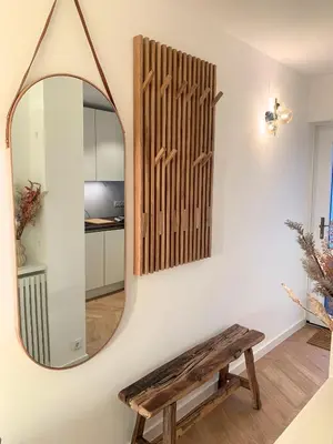 Grundriss der Unterkunft Panoramameerblicksuite direkt am Strand, Garage Wlan, Aufzug, Smarttv,Bettwäsche,Handtücher, Netflix uvm