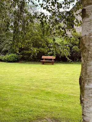 Ein Garten an der Unterkunft Sanja - Ferienwohnung im Friesenhof