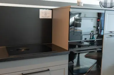 Küche/Küchenzeile in der Unterkunft Apartment MeerZeit