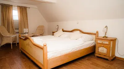 Ein Bett oder Betten in einem Zimmer der Unterkunft Zur-Erholung Büsum