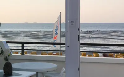 Ein allgemeiner Meerblick oder ein Meerblick von der Ferienwohnung aus