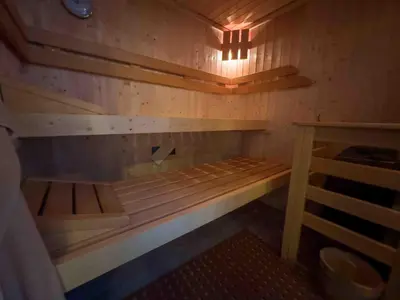 Ein Etagenbett oder Etagenbetten in einem Zimmer der Unterkunft Elegantes Apartment Ankerplatz Duhnen