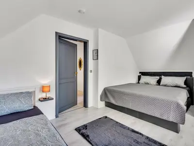 Ein Bett oder Betten in einem Zimmer der Unterkunft Holiday Home Landliebe by Interhome