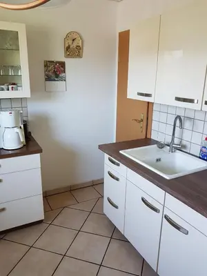 Küche/Küchenzeile in der Unterkunft Ferienhaus Leuchtturm - b66088