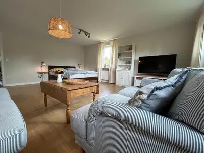 TV/Unterhaltungsangebot in der Unterkunft liten lind - Ferienwohnung in Sahlenburg