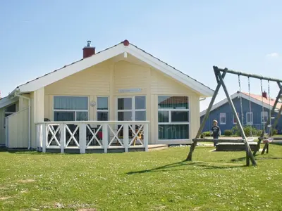 Ein Kinderspielbereich in der Unterkunft 6 person holiday home in Otterndorf