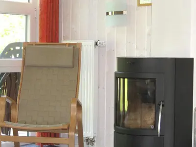 Ein Sitzbereich in der Unterkunft 6 person holiday home in Otterndorf