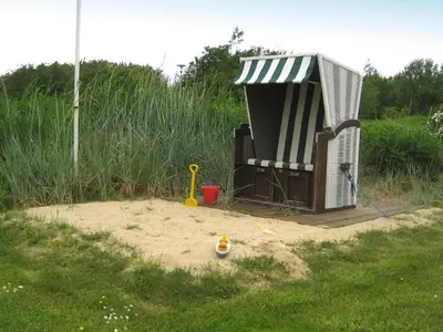 Ein Kinderspielbereich in der Unterkunft 6 person holiday home in Otterndorf